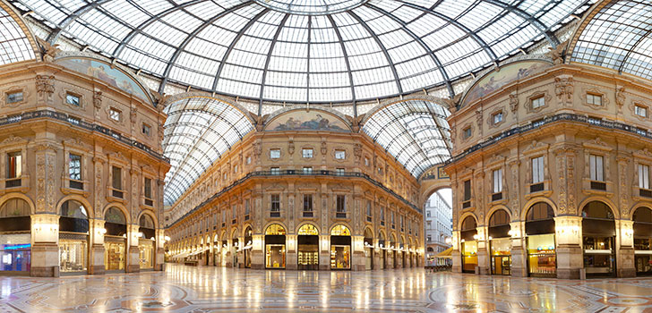 Mailand Zug und Shopping