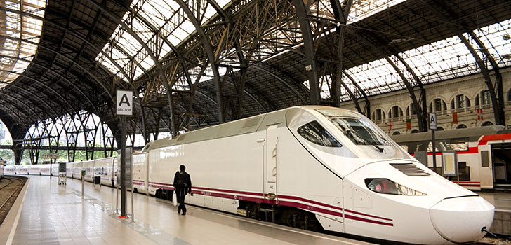 TGV in Barcelona