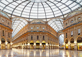 Mailand Zug und Shopping
